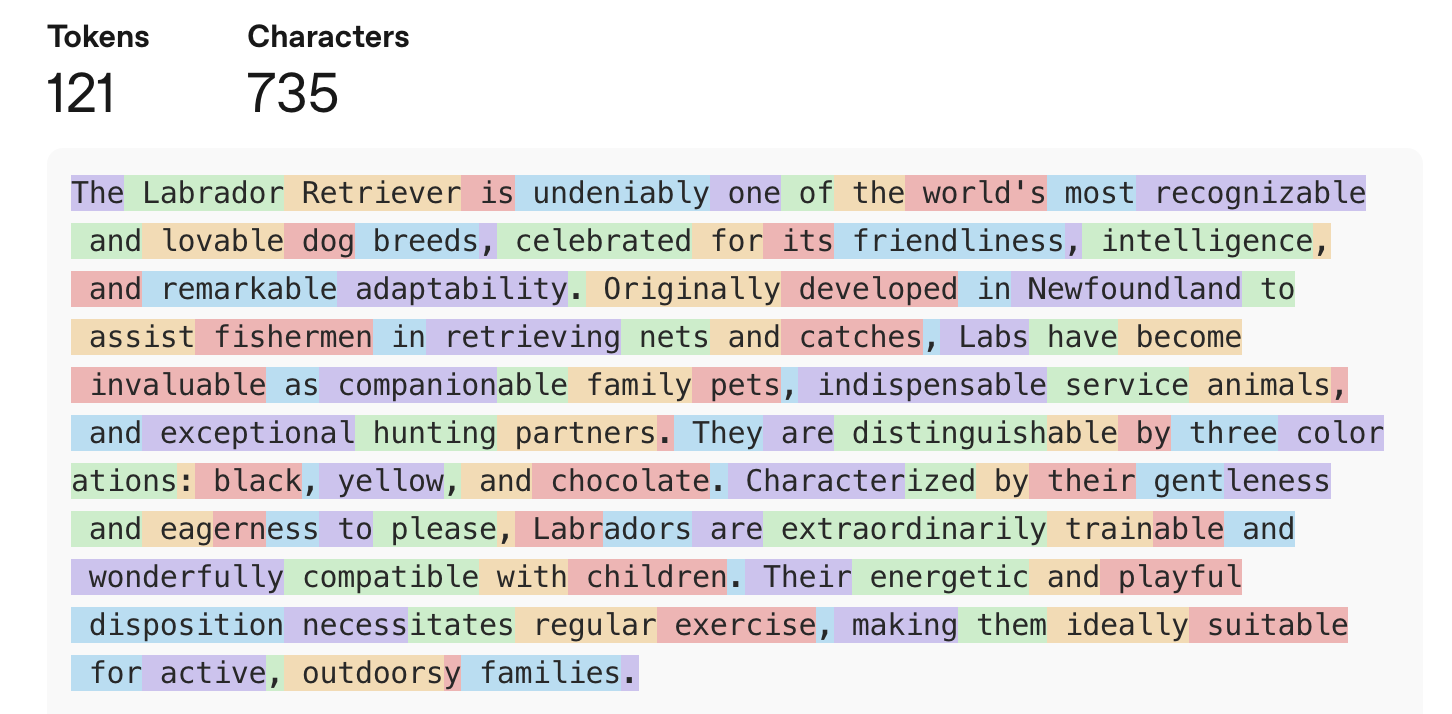 LLMのトークン化イメージ